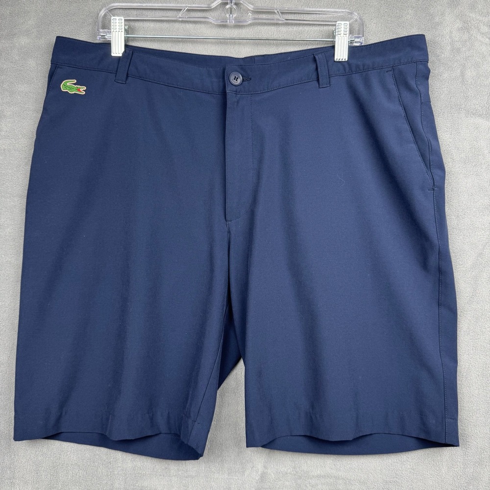 Lacoste Sport Navy Blue Golf Shorts Men's US 38 Polyester‎ Blend